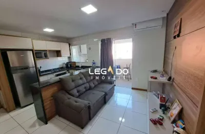 Apartamento mobiliado com 2 dormitórios à venda, 62 m² por r$  330.000 - bom retiro - joinville/sc