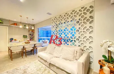 Apartamento à venda, 159 m² por r$ 2.030.000,00 - embaré - santos/sp