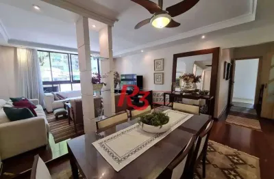 Apartamento à venda, 159 m² por r$ 1.190.000,00 - boqueirão - santos/sp