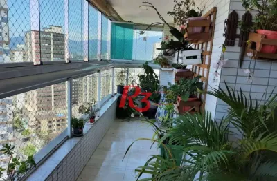 Apartamento com 3 dormitórios à venda, 170 m² por r$ 905.000,00 - caiçara - praia grande/sp