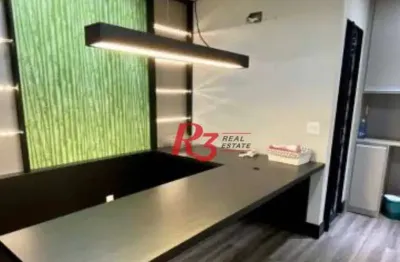 Sala para alugar, 45 m² por r$ 4.767,60/mês - encruzilhada - santos/sp
