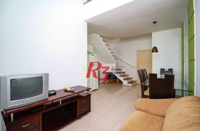 Loft à venda, 69 m² por r$ 590.000,00 - gonzaga - santos/sp