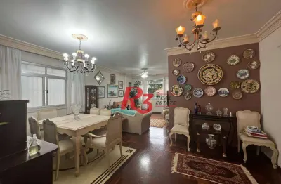 Apartamento com 3 quartos à venda, 152 m² por r$ 1.600.000 - ponta da praia - santos/sp