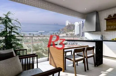 Apartamento com 1 dormitório à venda, 56 m² - vila júlia - guarujá/sp