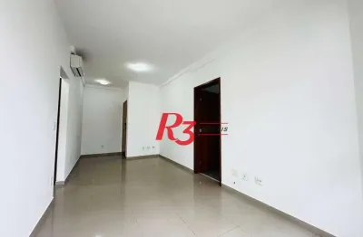 Apartamento com 2 dormitórios para alugar, 58 m² por r$ 4.500,00/mês - pompéia - santos/sp