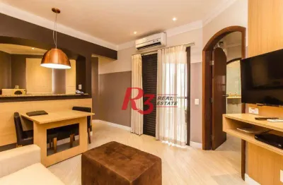 Flat à venda, 50 m² por r$ 450.000,00 - gonzaga - santos/sp