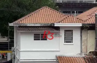 Sobrado com 3 dormitórios para alugar, 210 m² - pompéia - santos/sp