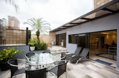 Cobertura com 3 dormitórios à venda, 310 m² por r$ 2.550.000,00 - gonzaga - santos/sp