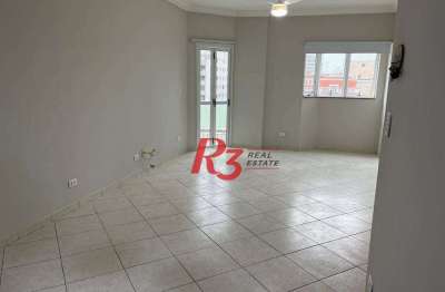 Apartamento com 3 dormitórios, 130 m² - venda por r$ 1.280.000,00 ou aluguel por r$ 7.000,02/ano - gonzaga - santos/sp