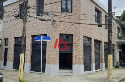 Ponto comercial com 1 sala para alugar na Rua Comendador Martins, 12, Vila Mathias, Santos