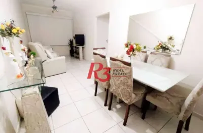 Apartamento à venda, 65 m² por r$ 480.000,00 - vila belmiro - santos/sp