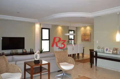 Apartamento à venda, 227 m² por r$ 2.200.000,00 - boqueirão - santos/sp