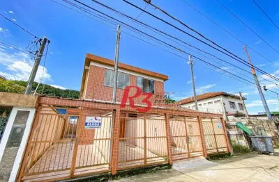 Casa à venda, 60 m² por r$ 298.000,00 - chico de paula - santos/sp