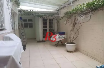 Sobrado à venda, 180 m² por r$ 1.580.000,00 - boqueirão - santos/sp