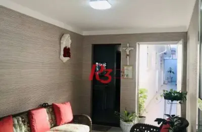 Casa com 2 dormitórios à venda, 150 m² por r$ 1.760.000,00 - embaré - santos/sp