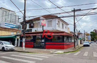 Loja para alugar, 378 m² por r$ 11.440,00/mês - boqueirão - santos/sp
