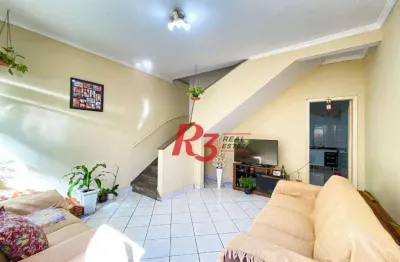 Sobrado à venda, 80 m² por r$ 300.000,00 - jardim independência - são vicente/sp
