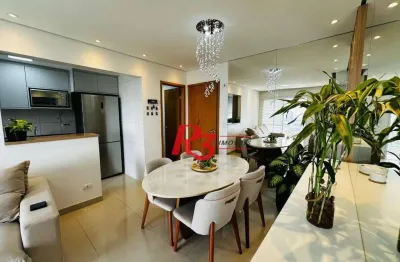 Apartamento à venda, 59 m² por r$ 660.000,00 - vila matias - santos/sp