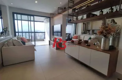 Apartamento à venda, 83 m² por r$ 1.630.000,00 - aparecida - santos/sp