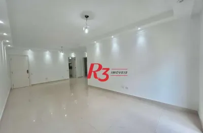 Apartamento com 3 dormitórios à venda, 133 m² por r$ 1.350.000,00 - gonzaga - santos/sp