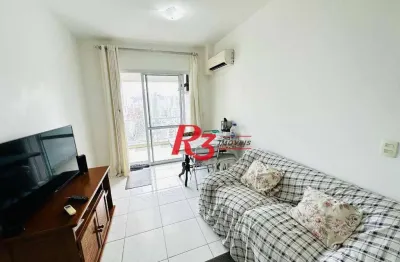 Apartamento com 2 dormitórios à venda, 70 m² por r$ 890.000,00 - boqueirão - santos/sp