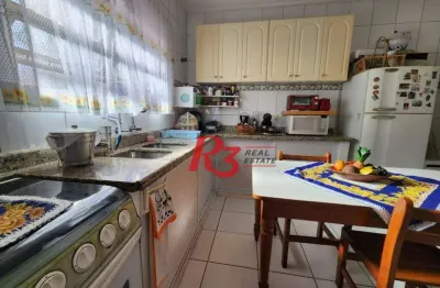 Sobrado à venda, 134 m² por r$ 960.000,00 - estuário - santos/sp