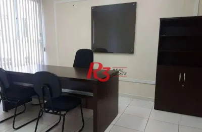 Sala coml. no centro de santos à venda, reformada!! oportunidade!
