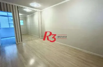 Apartamento com 2 dormitórios para alugar, 65 m² por R$ 4.500,00/mês - Gonzaga - Santos/SP