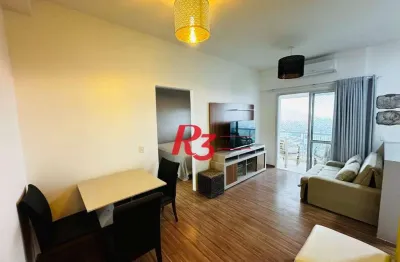 Apartamento para alugar, 47 m² por r$ 4.200,00/mês - boqueirão - santos/sp