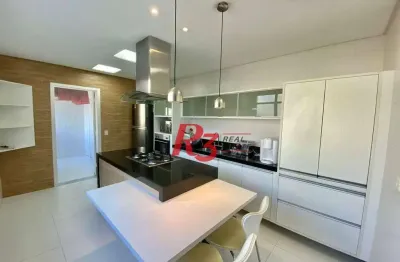 Casa com 3 dormitórios, 300 m² - venda por r$ 1.990.000,00 ou aluguel por r$ 10.500,01/mês - embaré - santos/sp