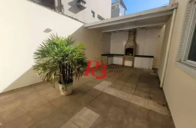 Casa com 3 dormitórios à venda, 160 m² por r$ 1.000.000,00 - estuário - santos/sp