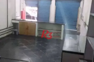 Loja para alugar, 105 m² por r$ 6.100,00/mês - centro - santos/sp