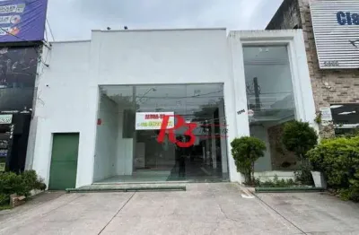 Loja para alugar, 240 m² por r$ 15.500,00/mês - embaré - santos/sp