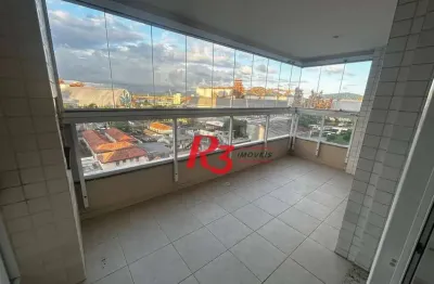 Apartamento com 3 dormitórios para alugar, 92 m² por R$ 5.500,02/mês - Ponta da Praia - Santos/SP