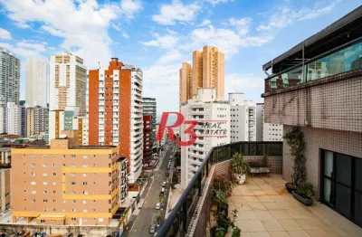 Cobertura com 4 dormitórios à venda, 800 m² por r$ 4.000.000,00 - vila guilhermina - praia grande/sp