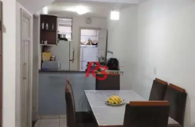 Casa à venda, 132 m² por r$ 695.000,00 - macuco - santos/sp