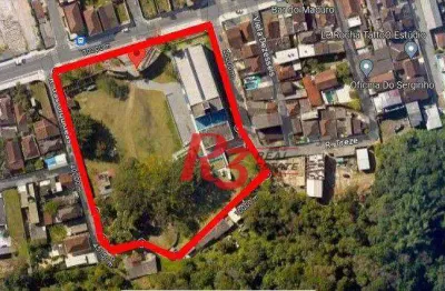 Terreno, 12660 m² - venda por r$ 55.000.000,00 ou aluguel por r$ 35.000,00/mês - morro de nova cintra - santos/sp