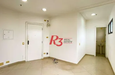 Sala para alugar, 44 m² por r$ 2.900,02/mês - gonzaga - santos/sp