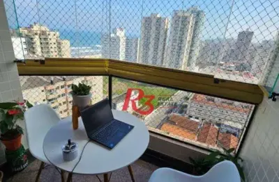 Apartamento duplex à venda, 200 m² por r$ 1.300.000,00 - aviação - praia grande/sp
