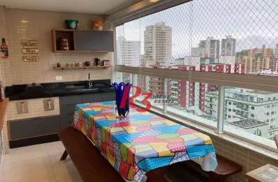 Apartamento à venda, 112 m² por r$ 1.400.000,00 - canto do forte - praia grande/sp