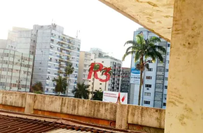 Sala para alugar, 30 m² por r$ 2.500,00/mês - gonzaga - santos/sp