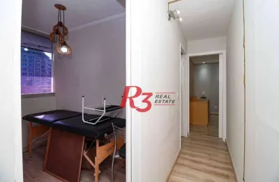 Sala para alugar, 30 m² por r$ 2.500,00/mês - gonzaga - santos/sp
