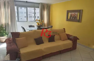 Apartamento, 107 m² - venda por r$ 1.200.000,00 ou aluguel por r$ 7.000,02/mês - gonzaga - santos/sp
