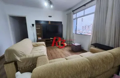 Apartamento à venda, 95 m² por r$ 564.000,00 - embaré - santos/sp