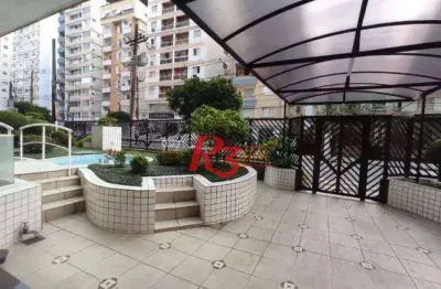 Apartamento à venda, 150 m² por r$ 790.000,00 - boqueirão - santos/sp