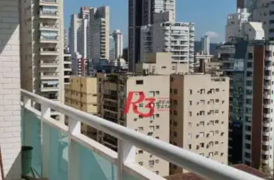 Sala comercial com 2 salas para alugar na Avenida Conselheiro Nébias, 754, Boqueirão, Santos