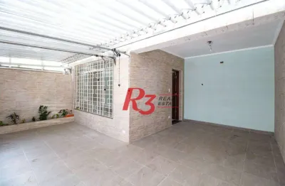 Casa com 3 dormitórios à venda, 110 m² por r$ 870.000,00 - encruzilhada - santos/sp