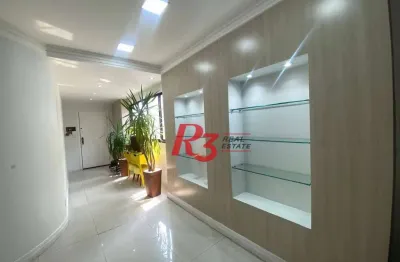 Cobertura com 3 dormitórios à venda, 266 m² por r$ 715.000,00 - centro - são vicente/sp