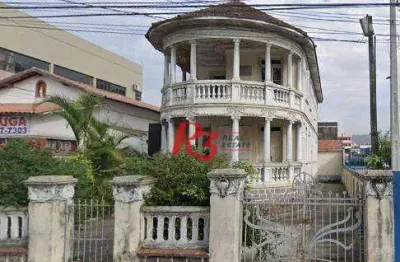 Prédio para alugar, 434 m² por r$ 12.689,74/mês - vila mathias - santos/sp