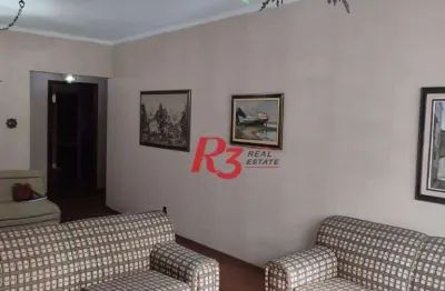Apartamento com 3 dormitórios à venda, 127 m² por r$ 970.000,00 - gonzaga - santos/sp